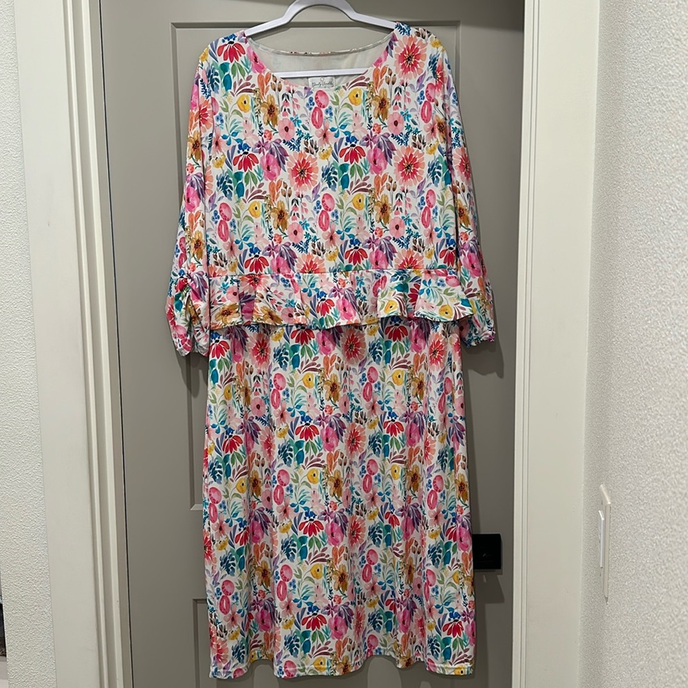 Dainty Jewells Summer Serenade Swimdress 3X